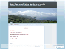 Tablet Screenshot of dziecimaryihalemba.wordpress.com
