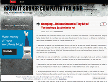 Tablet Screenshot of knowitsooner.wordpress.com