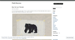 Desktop Screenshot of fieldaccess.wordpress.com