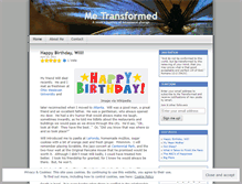 Tablet Screenshot of metransformed.wordpress.com