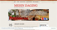 Desktop Screenshot of mesindaging.wordpress.com