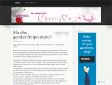 Tablet Screenshot of cherryon.wordpress.com