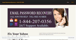 Desktop Screenshot of emailpasswordrecover.wordpress.com