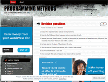 Tablet Screenshot of pmethods.wordpress.com