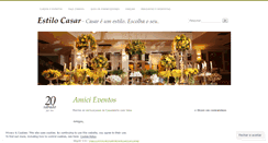 Desktop Screenshot of estilocasar.wordpress.com