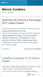 Mobile Screenshot of marciocordeiro.wordpress.com