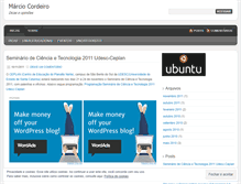 Tablet Screenshot of marciocordeiro.wordpress.com