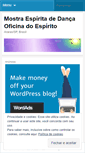 Mobile Screenshot of mostraespiritadedanca.wordpress.com