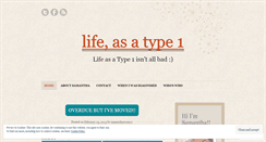 Desktop Screenshot of lifeasatype1.wordpress.com