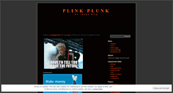 Desktop Screenshot of plinkplunk.wordpress.com