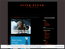 Tablet Screenshot of plinkplunk.wordpress.com