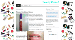 Desktop Screenshot of beautycrazed.wordpress.com