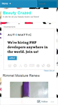 Mobile Screenshot of beautycrazed.wordpress.com