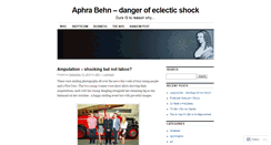 Desktop Screenshot of aphrabehn.wordpress.com