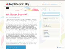 Tablet Screenshot of angelaharper.wordpress.com