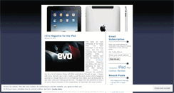 Desktop Screenshot of livingwithipad3g.wordpress.com