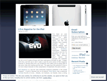 Tablet Screenshot of livingwithipad3g.wordpress.com
