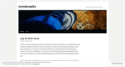 Desktop Screenshot of meisterwalks.wordpress.com