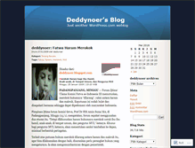 Tablet Screenshot of deddynoer.wordpress.com