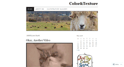 Desktop Screenshot of colorandtexture.wordpress.com