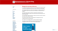 Desktop Screenshot of bimleshsharma.wordpress.com
