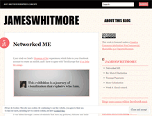 Tablet Screenshot of jameswhitmore.wordpress.com