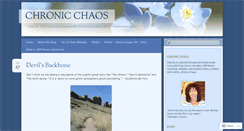 Desktop Screenshot of chronichaos.wordpress.com