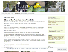 Tablet Screenshot of mooninthepond.wordpress.com