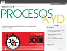 Tablet Screenshot of procesosayd.wordpress.com