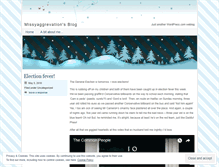 Tablet Screenshot of missyaggrevation.wordpress.com