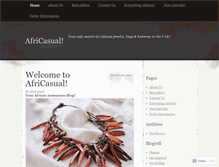 Tablet Screenshot of africasual.wordpress.com
