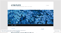 Desktop Screenshot of afinkployd.wordpress.com