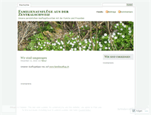 Tablet Screenshot of familienausflug.wordpress.com