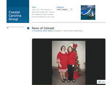 Tablet Screenshot of coastalcarolinagroup.wordpress.com