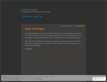 Tablet Screenshot of hobbitandgoblin.wordpress.com