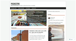 Desktop Screenshot of ciudadpedestre.wordpress.com