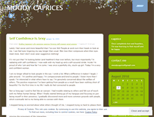 Tablet Screenshot of moodycaprices.wordpress.com