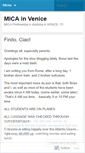 Mobile Screenshot of micainvenice.wordpress.com