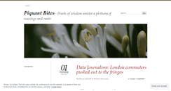 Desktop Screenshot of piquantbites.wordpress.com