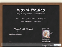 Tablet Screenshot of josecpacheco.wordpress.com