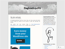 Tablet Screenshot of dagboekquilts.wordpress.com
