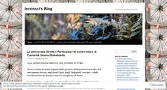 Desktop Screenshot of inconsci.wordpress.com
