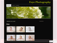 Tablet Screenshot of foyephotography.wordpress.com