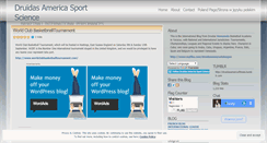 Desktop Screenshot of druidasamericasportscience.wordpress.com