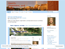 Tablet Screenshot of healthhappinesshope.wordpress.com