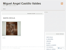 Tablet Screenshot of miguelangelvaldes.wordpress.com