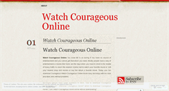 Desktop Screenshot of iwatchcourageousonline.wordpress.com