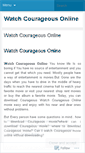 Mobile Screenshot of iwatchcourageousonline.wordpress.com