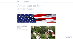 Desktop Screenshot of americanorunamerican.wordpress.com