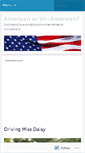 Mobile Screenshot of americanorunamerican.wordpress.com